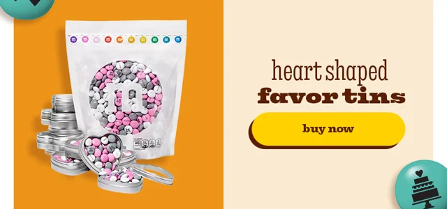 HEART SHAPED FAVOR TINS