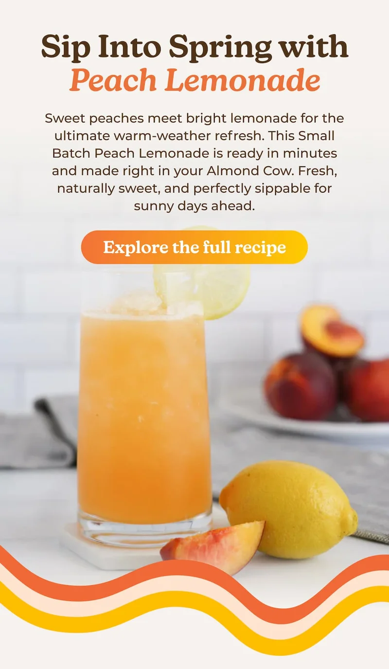 Sip Into Spring with Peach Lemonade