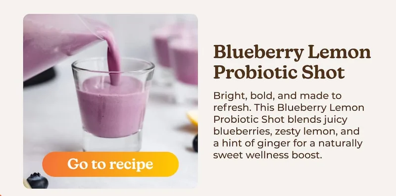 Blueberry Lemon Probiotic Shot