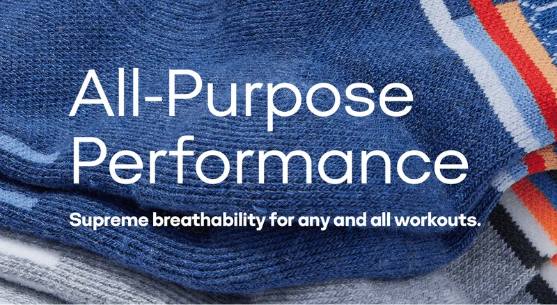 All-Purpose Performance. Supreme breathability for any and all workouts.