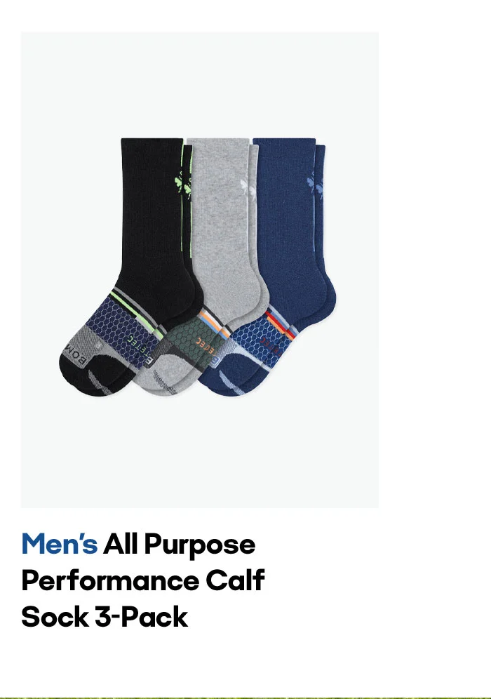Men's All Purpose Performance Calf Sock 3-Pack