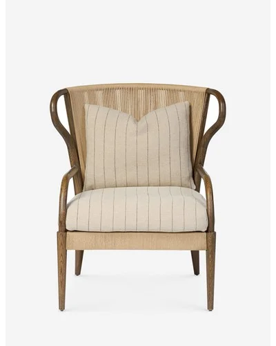 Amira Accent Chair by Amber Lewis x Four Hands-Flint