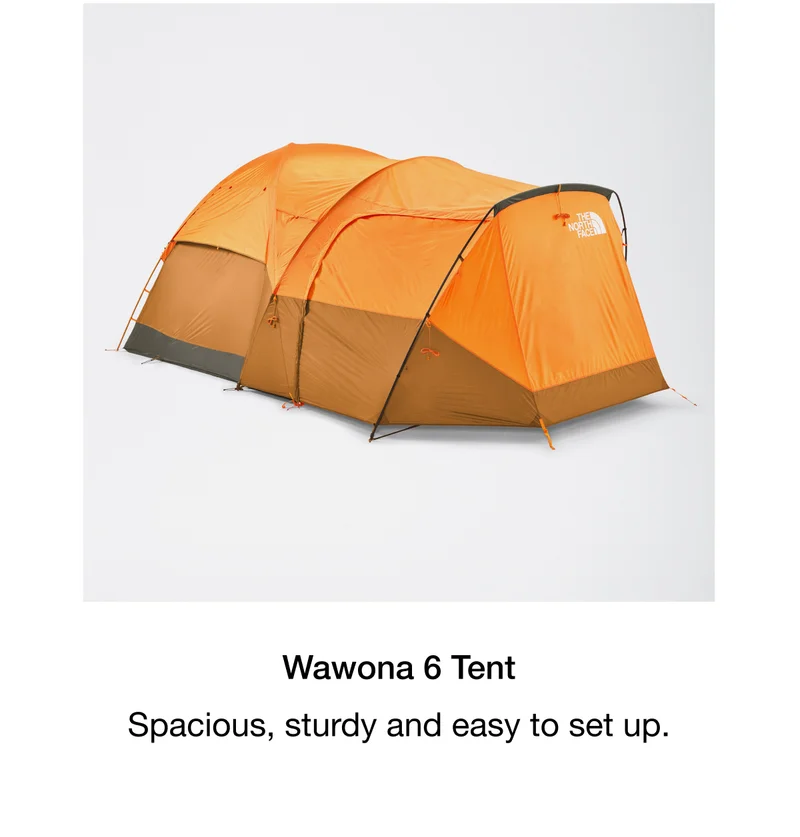 Wanona 6 Tent - Spacious, sturdy and easy to set up.