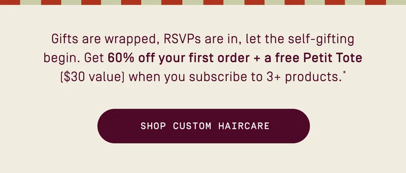 Shop Custom Haircare