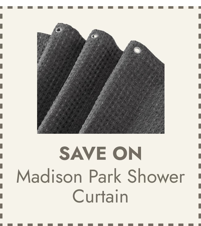 Madison Park Arbor Waffle Shower Curtain