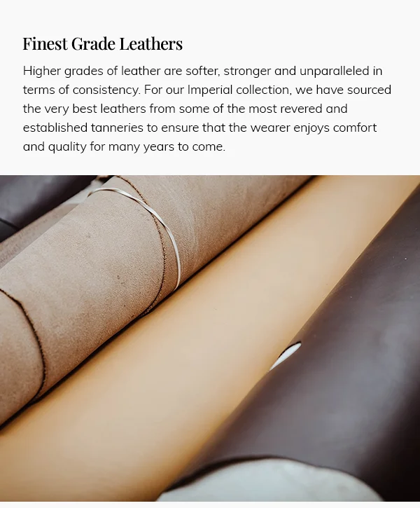 Finest grade leathers