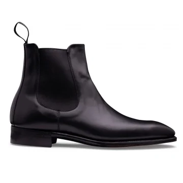 Godwin Chelsea Boot in Black Calf Leather
