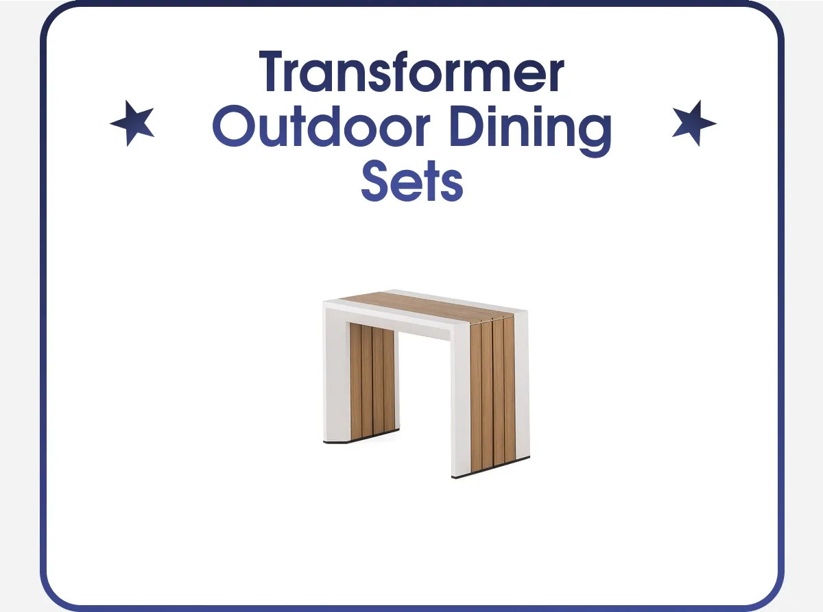 Transformer Outdoor Dining Sets