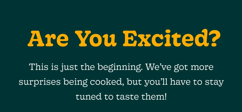 Are you Excited?