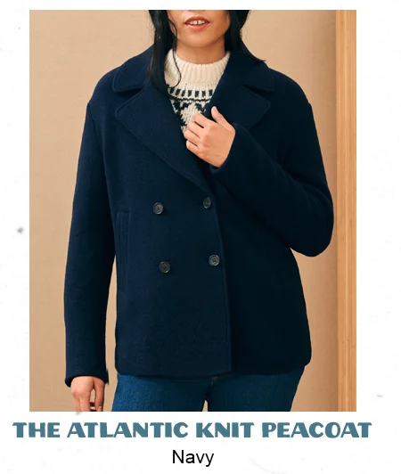 Women's Atlantic Knit Peacoat