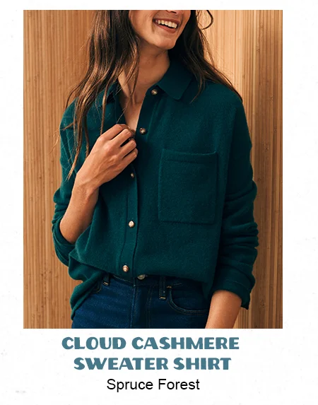 Cloud Cashmere Sweater Shirt
