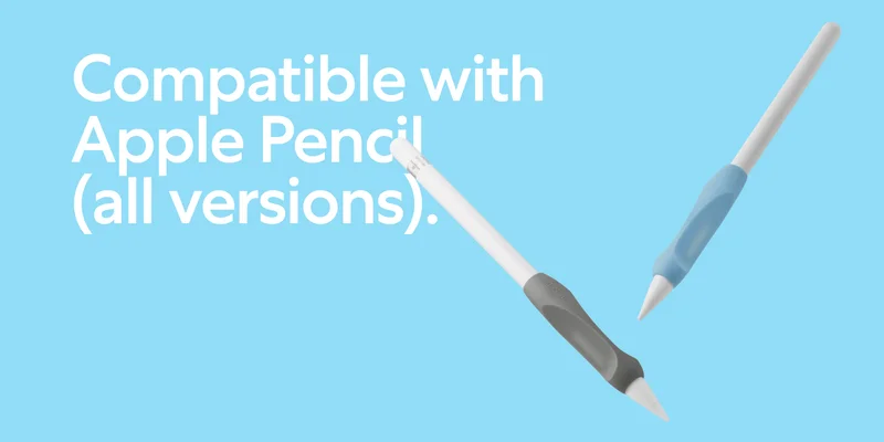 Paperlike's Pencil Grips: Compatible with Apple Pencil (all versions).