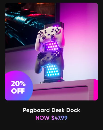 Pegboard Desk Dock