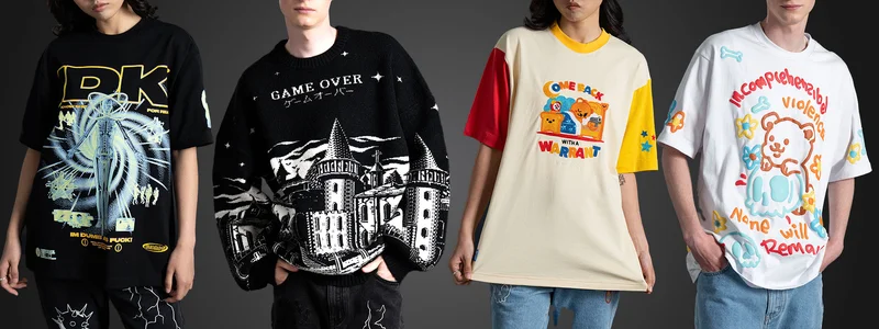 Multiple Restocked Styles Including Game Over Knit, IDK Tee, Warrant Tee, Violence Tee and More!