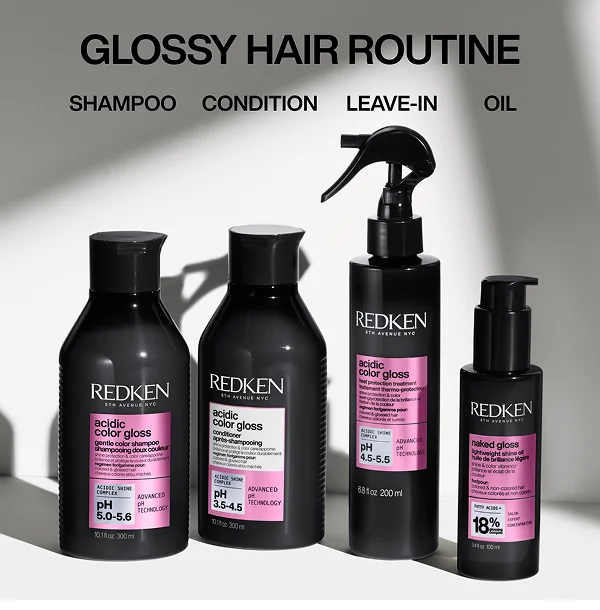 Glossy Hair Routine