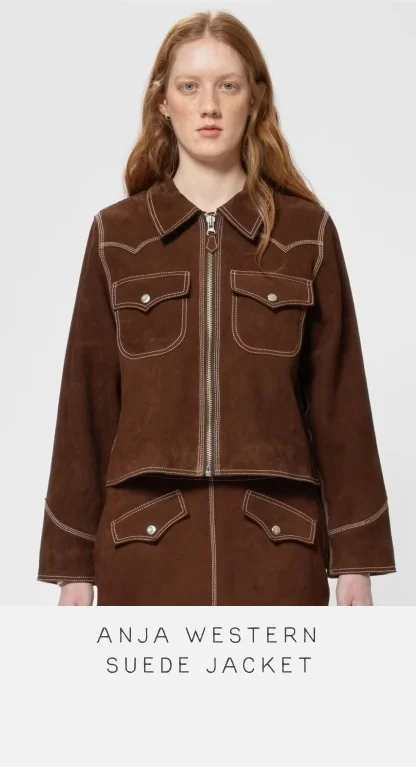 Anja Western Suede Jacket Bruno