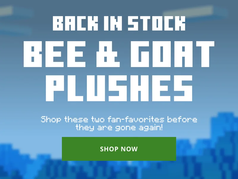 BACK IN STOCK: BEE & GOAT PLUSHIES