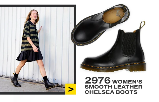 2976 Women's Smooth Leather Chelsea Boots