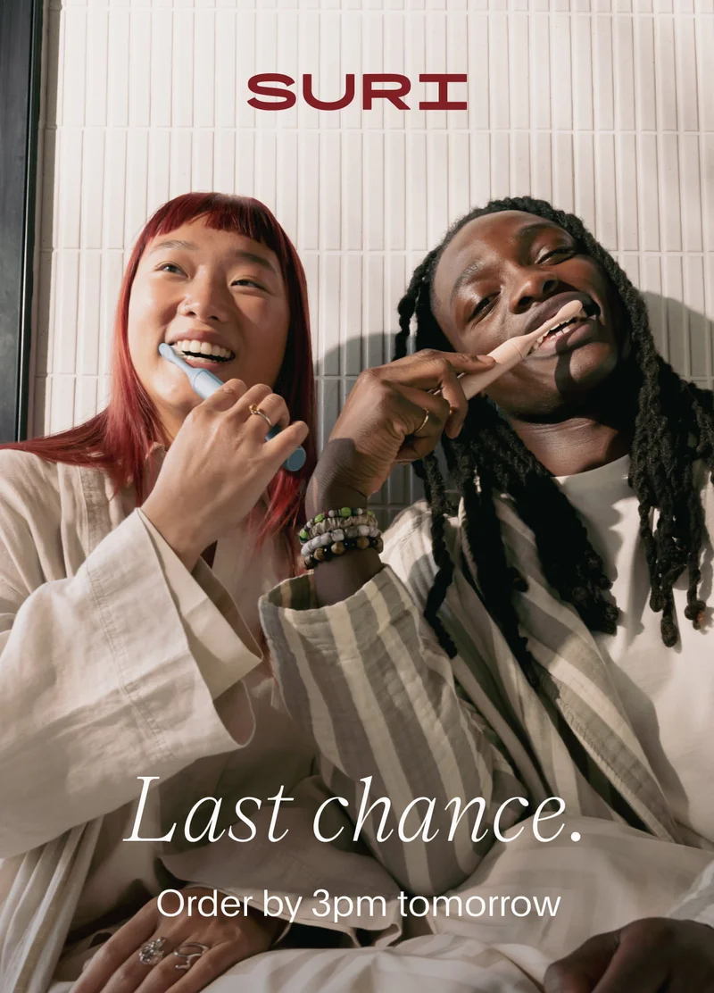 suri - last chance. order by 3pm tomorrow
