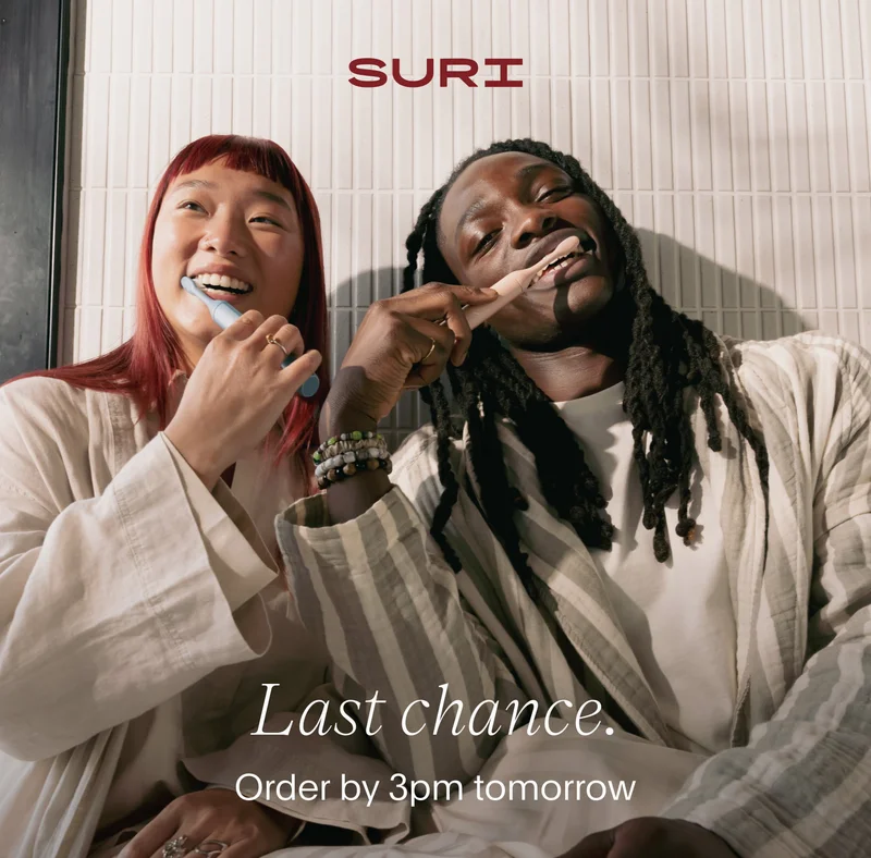 suri - last chance. order by 3pm tomorrow