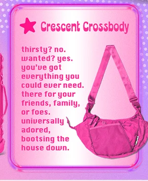 crescent crossbody