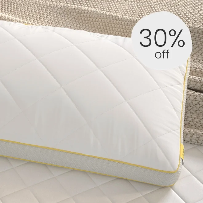 the memory foam pillow hybrid front and back sleeper