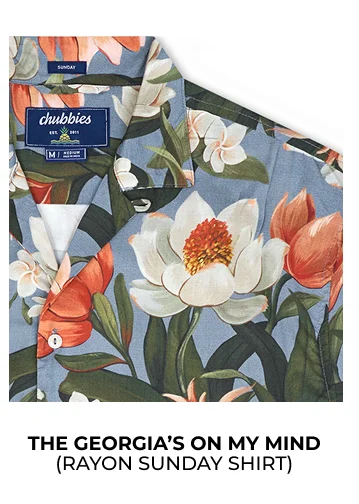 Rayon Sunday Shirt: The Georgia's On My Mind