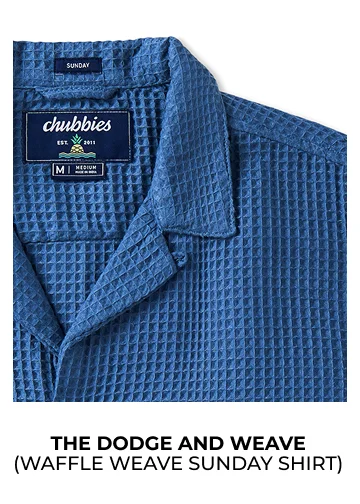 Waffle Weave Sunday Shirt: The Dodge And Weave