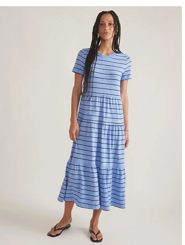 Vintage Slub Midi Dress