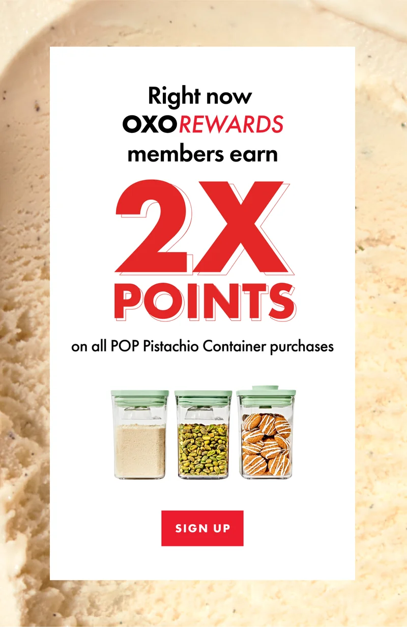 OXORewards members earn 2x points on all POP Pistachio Container purchasers