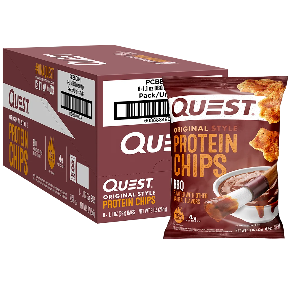 Image of BBQ Original Style Protein Chips
