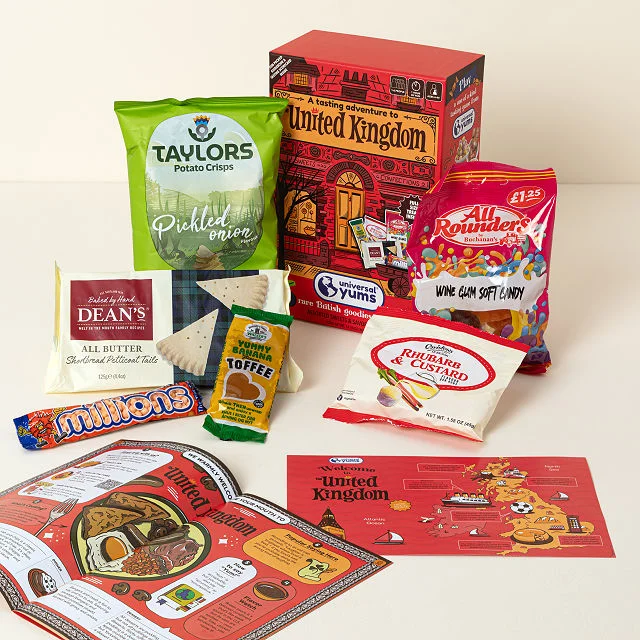 Taste of the U.K. Adventure Snack Box