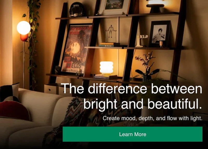 The difference between bright and beautiful.