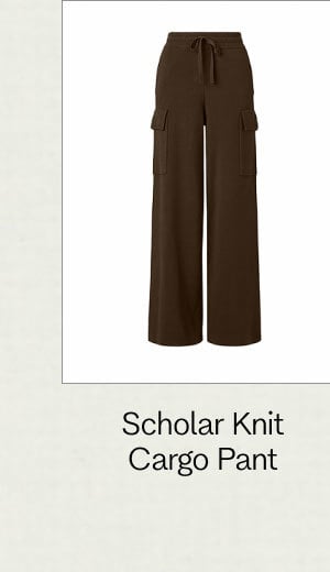 Scholar Knit Cargo Pant