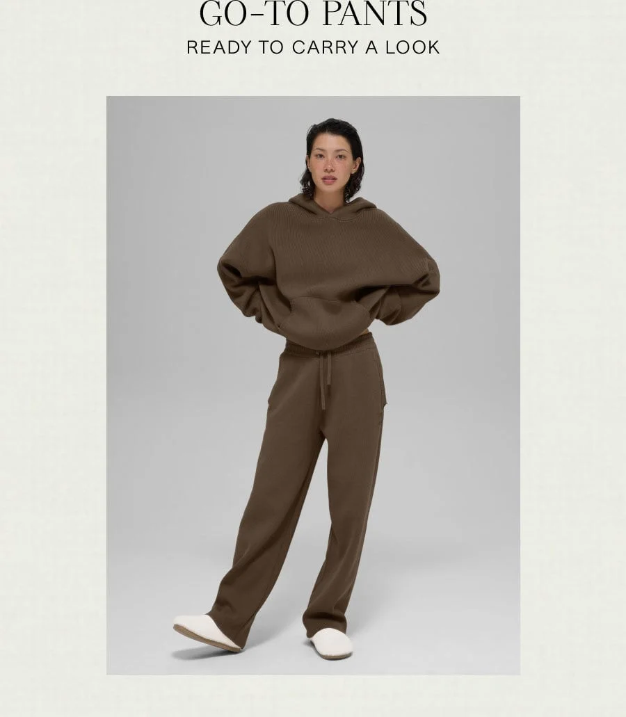 GO-TO PANTS. READY TO CARRY A LOOK