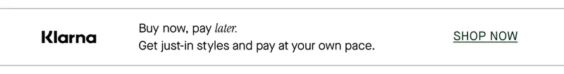 Buy now, pay later.