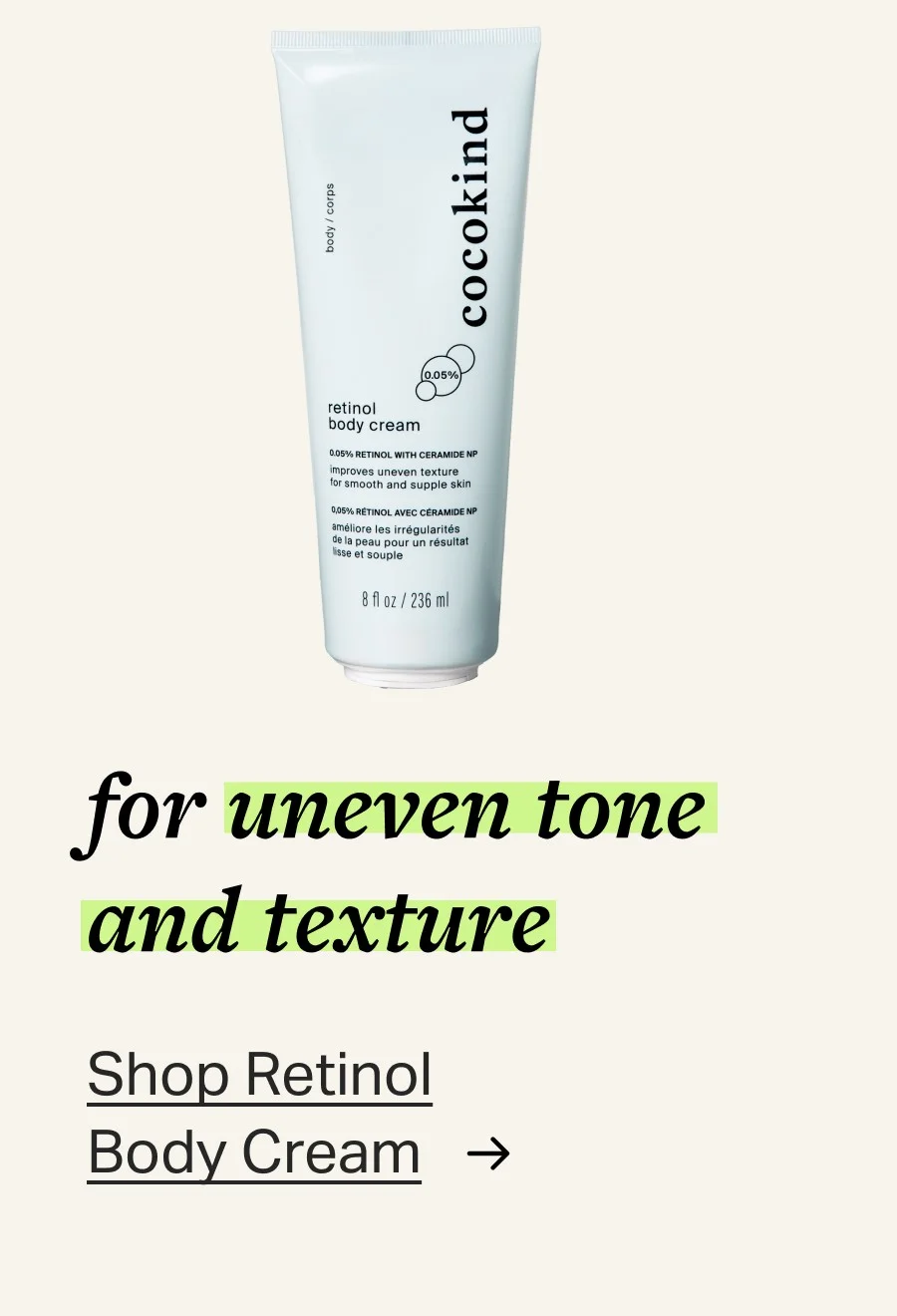Shop Retinol Body Cream