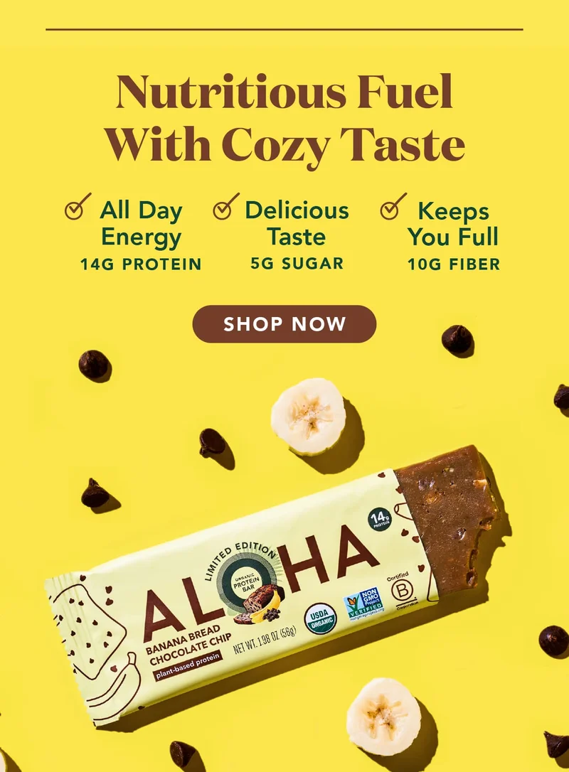 Nutritious fuel with cozy taste. All day energy from 14g protein, delicious taste from 5g sugar, and keeps you full with 10g fiber!