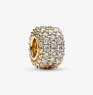Sparkling Pavé Triple-row Charm
