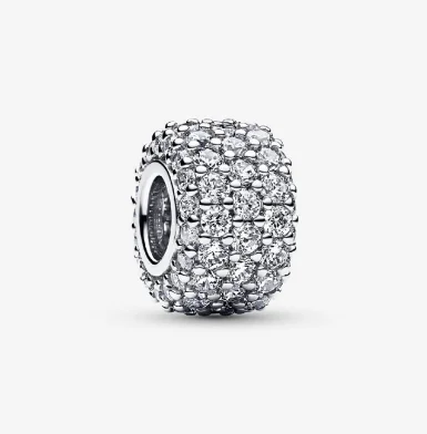 Sparkling Pavé Triple-row Charm