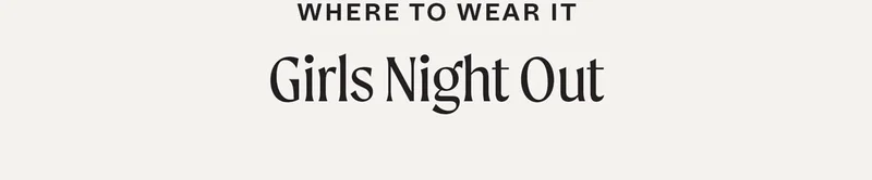 Where to Wear It