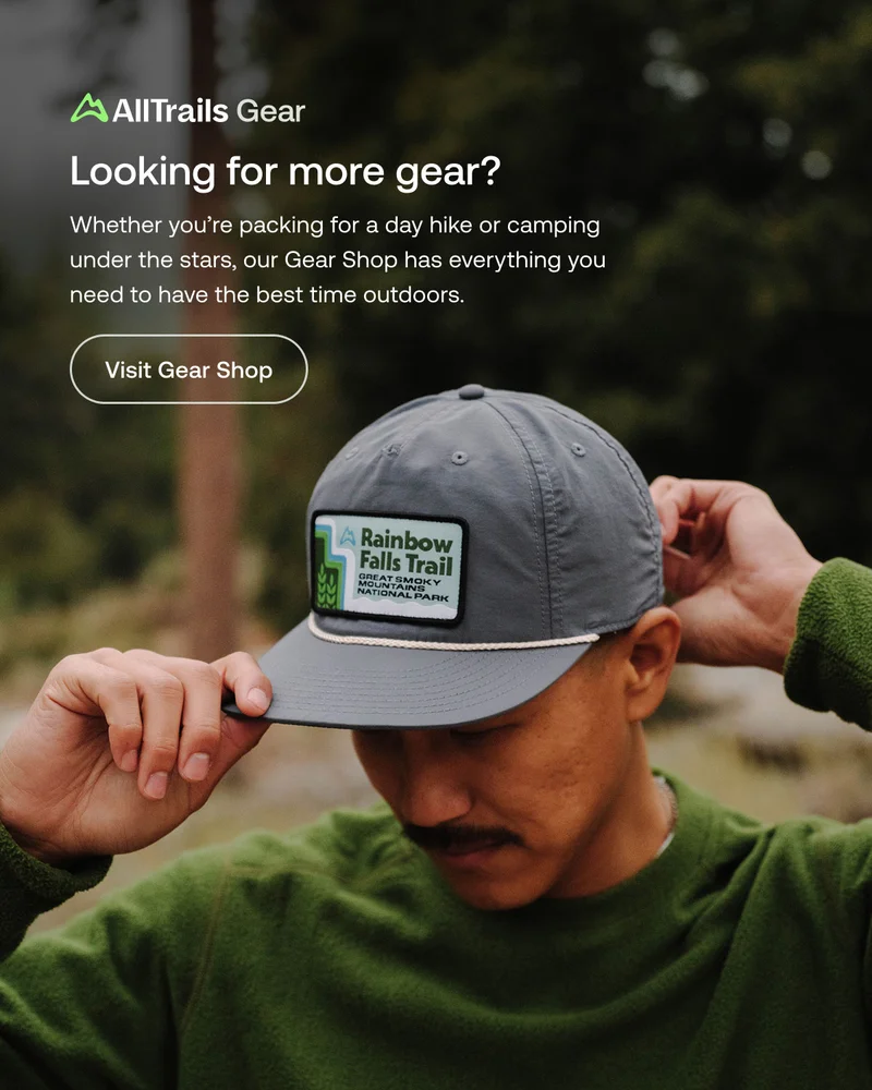 Looking for more gear?Whether you’re packing for a day hike or camping under the stars, our Gear Shop has everything you need to have the best time outdoors.