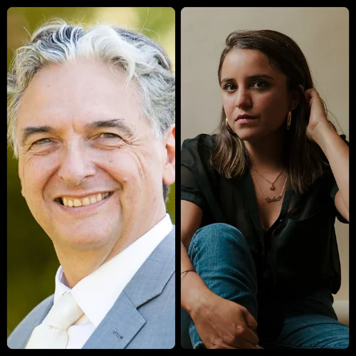 Isabel Castro and Gregory Nava headshots.