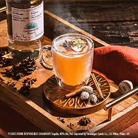 Casamigos ad. Picture of the Casa Cider.
