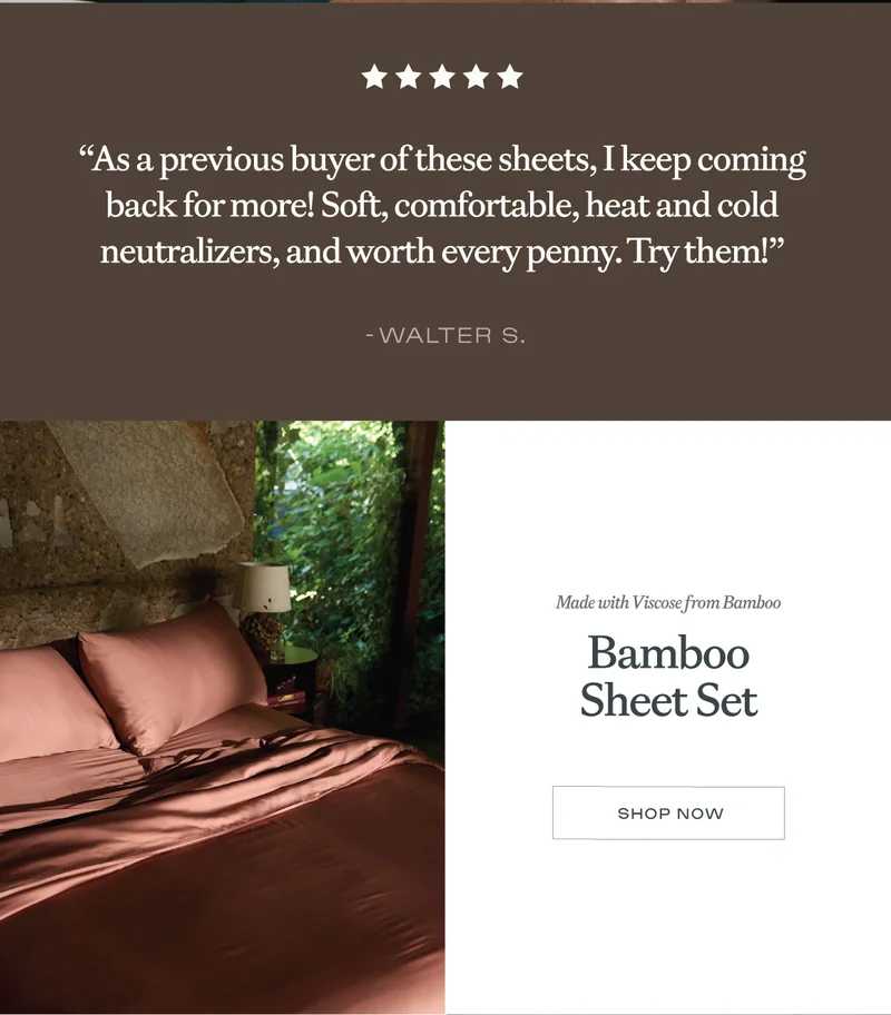 Shop the Bamboo Sheet Set