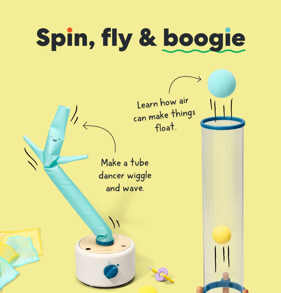 Spin, fly & boogie