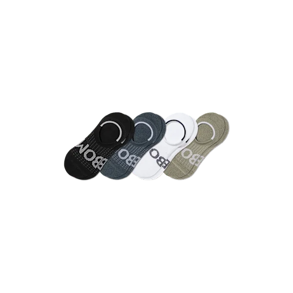 Men's All Sport Cushioned No Show Sock 4-Pack