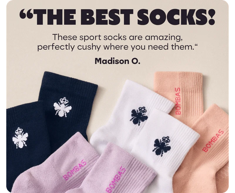 THE BEST SOCKS! | These sport socks are amazing, perfectly cushy where you need them. | Madison O.