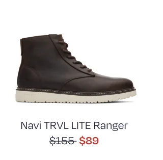 Navi TRVL LITE Ranger Brown Water Resistant Boot - Image