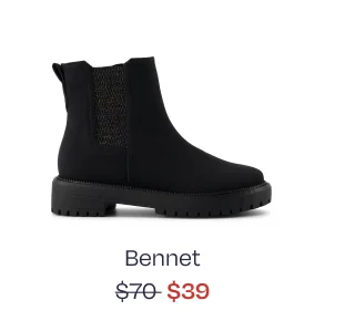 Youth Bennet Black Leather Kids Boot - Image
